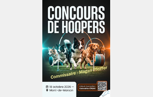 Concours de HOOPERS le 18 Octobre 2026 à Mont de Marsan